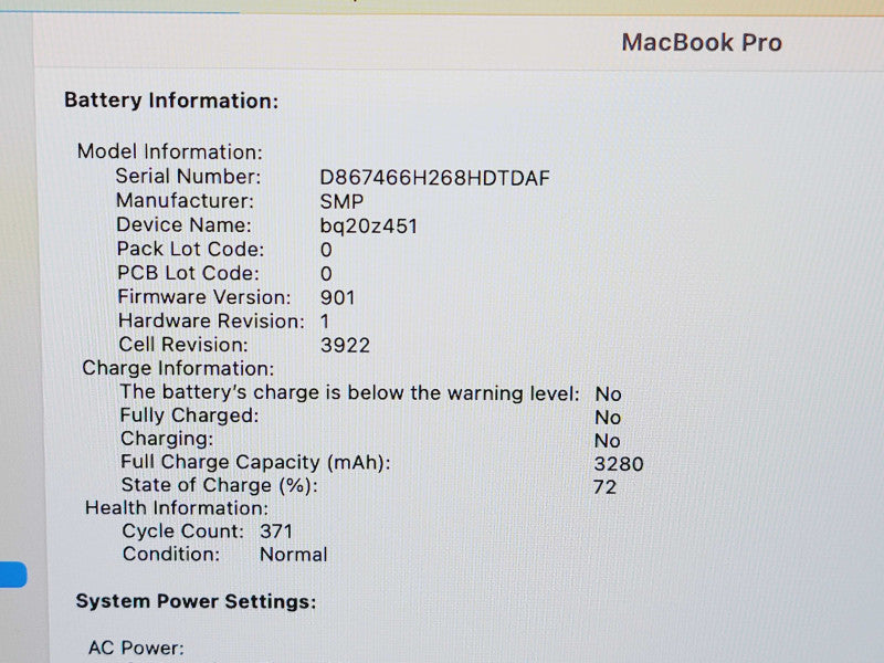 Apple Macbook Pro 2017 13" 2-Core i5-7267U @ 3.1GHz 8GB 250GB SSD (