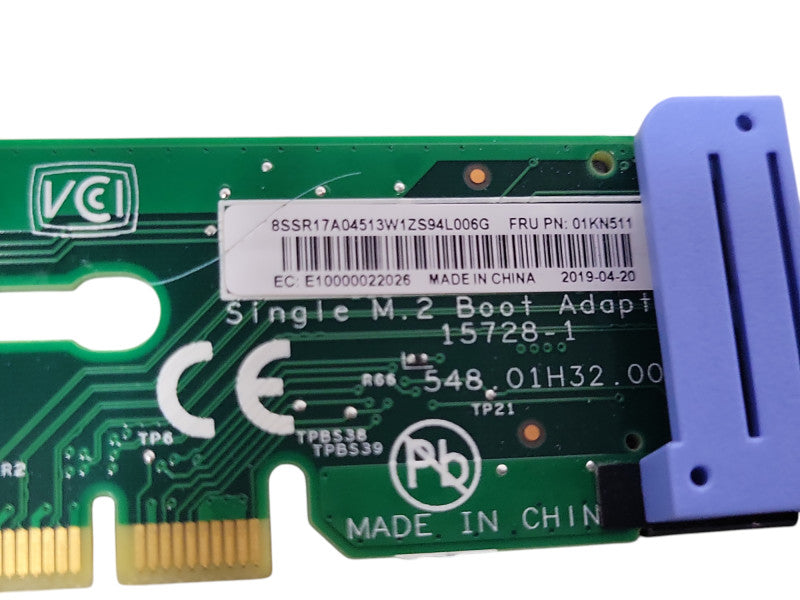 Lenovo 01KN511 IBM/Lenovo ThinkSystem M.2 Boot Adapter Enablement Kit _