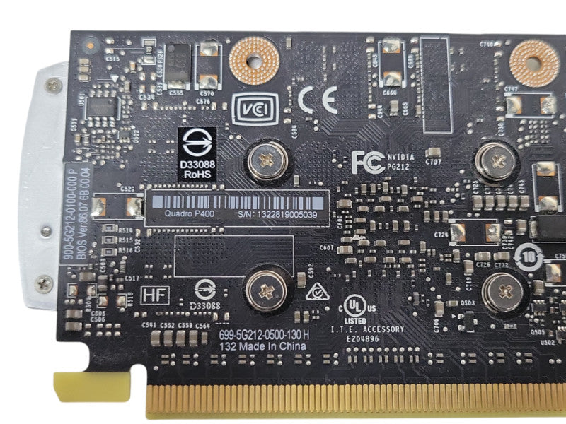 NVIDIA Quadro P400 2GB GDDR5 3 x Mini DP Full Height Graphics Card _