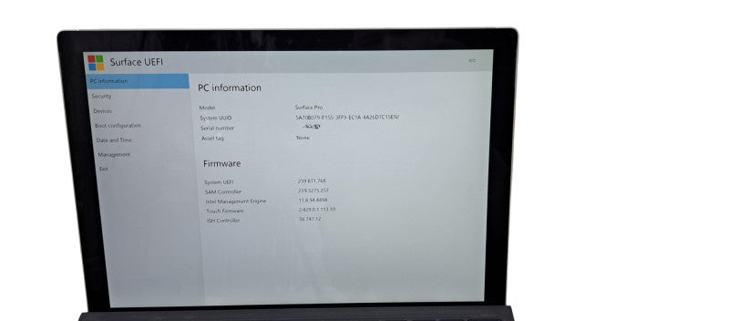 Mmicrosoft Surface pro 1796| i5-7300U|8GB DDR3 RAM|256GB SSD