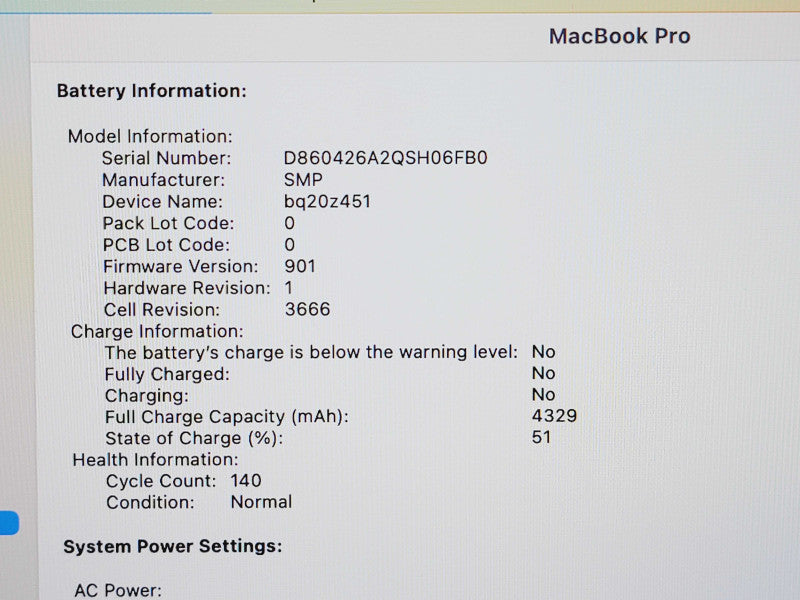 Apple Macbook Pro 2017 13" 2-Core i5-7360U @ 2.3GHz 8GB DDR3 250GB SSD (