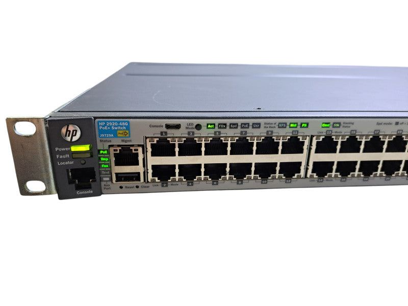 HP 2920-48G PoE+ J9729A | 48-Port Gigabit PoE+ Managed Switch w/ 4x SFP
