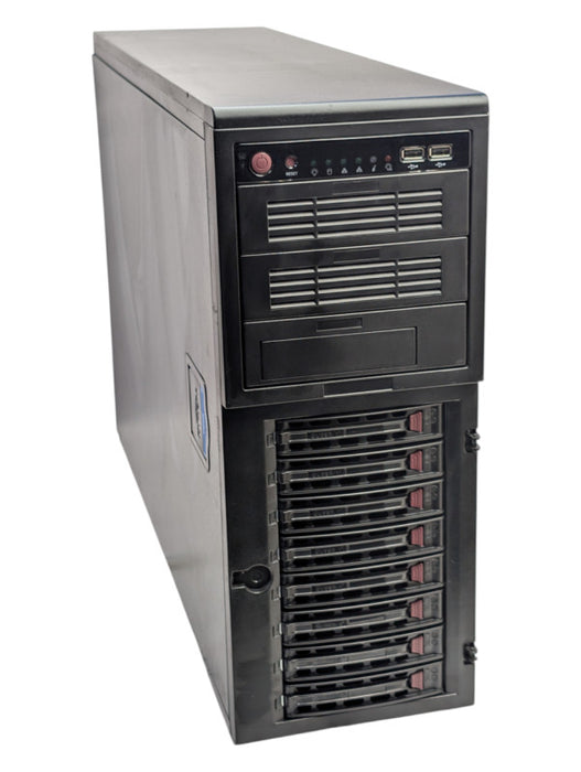 Supermicro Tower X11DPi-NT 2x Intel Xeon Silver 4114 32GB RAM 8x 1TB HDDs -