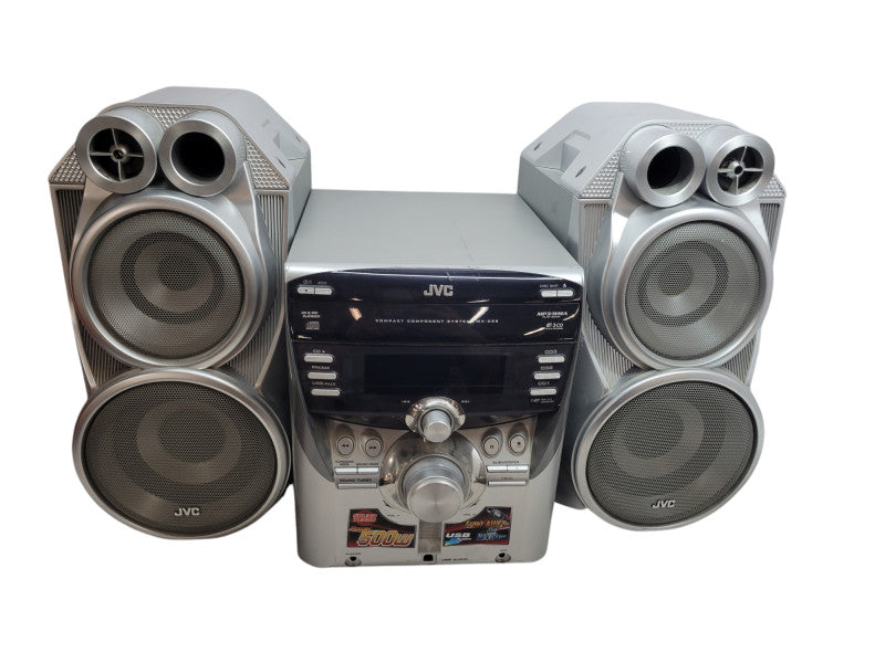 JVC (CA-MXC55) 500W Stereo Receiver + Speakers %