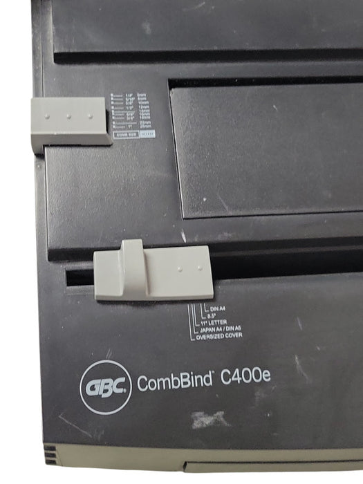 GBC C400e CombBind Hole Punch Comb Bind, READ _