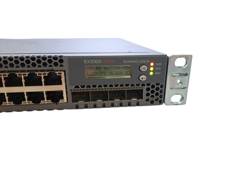 Juniper EX3300-48P | 48-Port Gigabit PoE+ Network Switch w/ 4x 10G SFP+