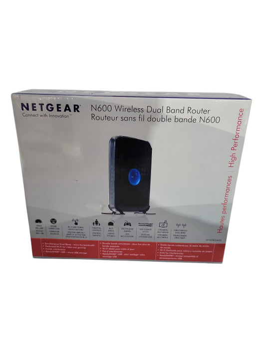 NETGEAR Wi-Fi Wireless N600 Dual Band Router WNDR3400 New Factory Sealed !