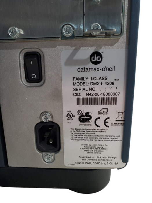 Datamax DMX-I-4208 Thermal Transfer Label Printer *READ*