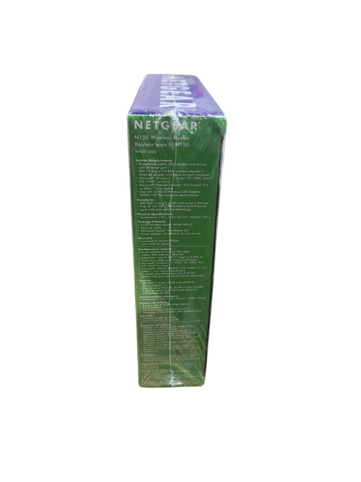 NETGEAR N150 Wireless Router WNR1000-200PAS 150 Mbps SEALED