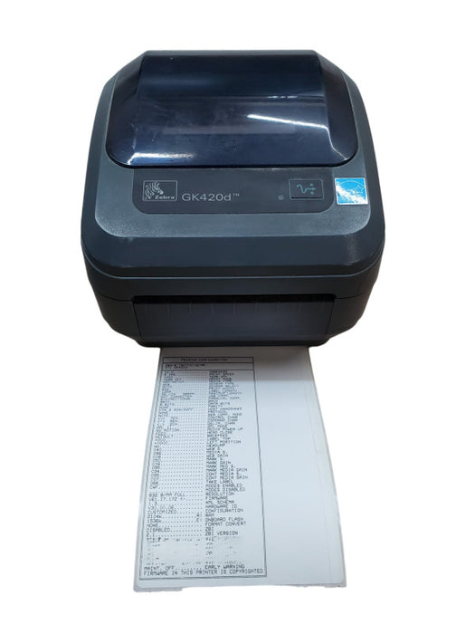 Zebra GK420d GK42-202510-000 Thermal Label Printer Q