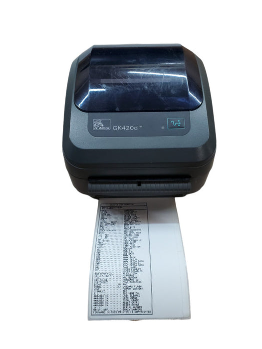 Zebra GK420d GK42-202511-000 Thermal Label Printer Q