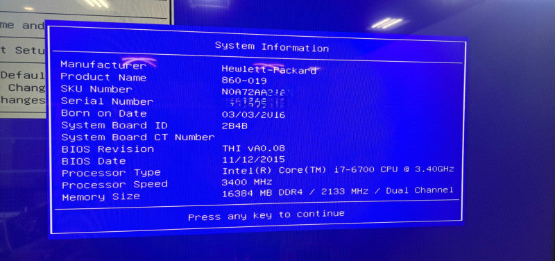HP ENVY i7-6700| 16GB RAM DDR4|GTX 960 2GB| No HD