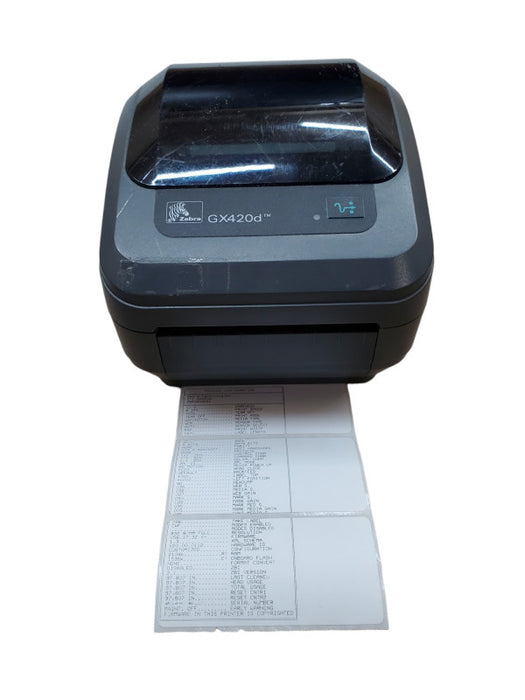 Zebra GX420d GX42-200410-000 Thermal Label Printer