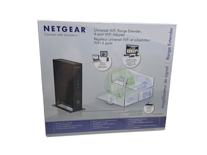 Netgear Range Extender WN2000RPT Universal WiFi Range Extender | NEW