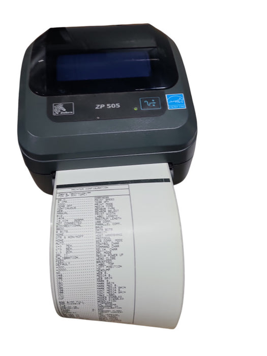Zebra ZP505 Thermal Label Printer w/ Power Supply Base ZP505-0503-0020
