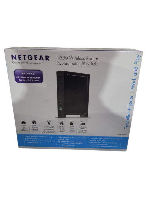 Netgear N300 300 Mbps 4-Port 10/100 Wireless N Router !