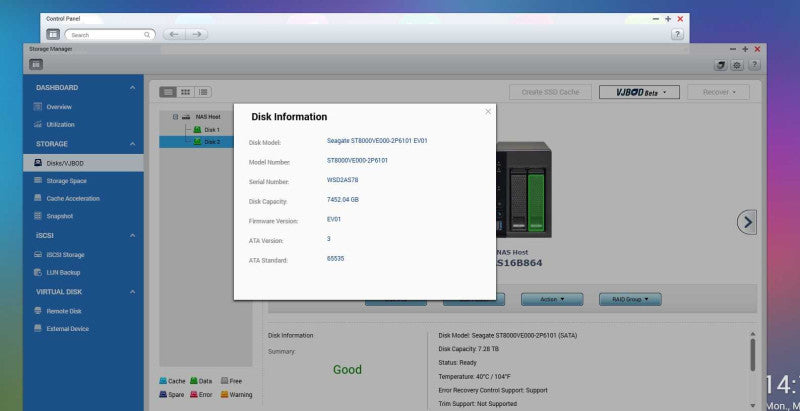 QNAP TS-253A 2-Bay Network Attached Storage with 2x 8TB HDDs _