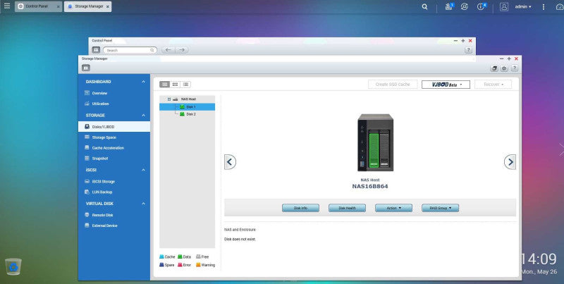 QNAP TS-253A 2-Bay Network Attached Storage with 2x 8TB HDDs _