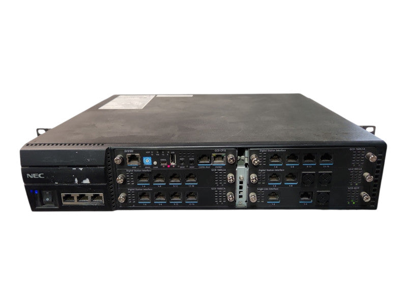 NEC CHS2UG-US 6-Blade 2U Chassis w/ 5x GCD-16DLCA & GCD-CP10
