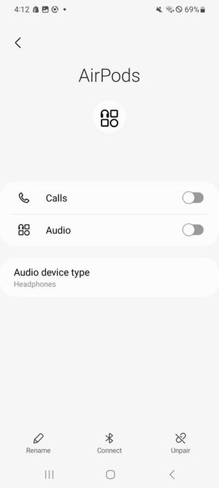 Apple AirPods 2nd Gen Earbud case with 1x A2032 Earbud _
