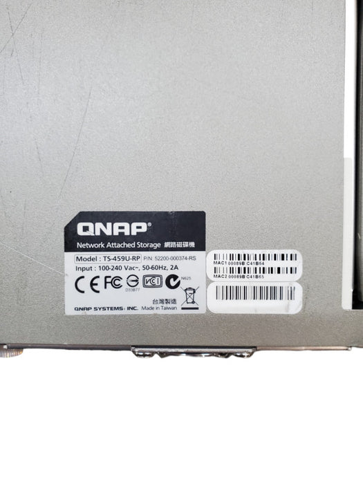 QNAP TS-459U-RP 4-Bay Network Attached Storage 2x2TB HDD