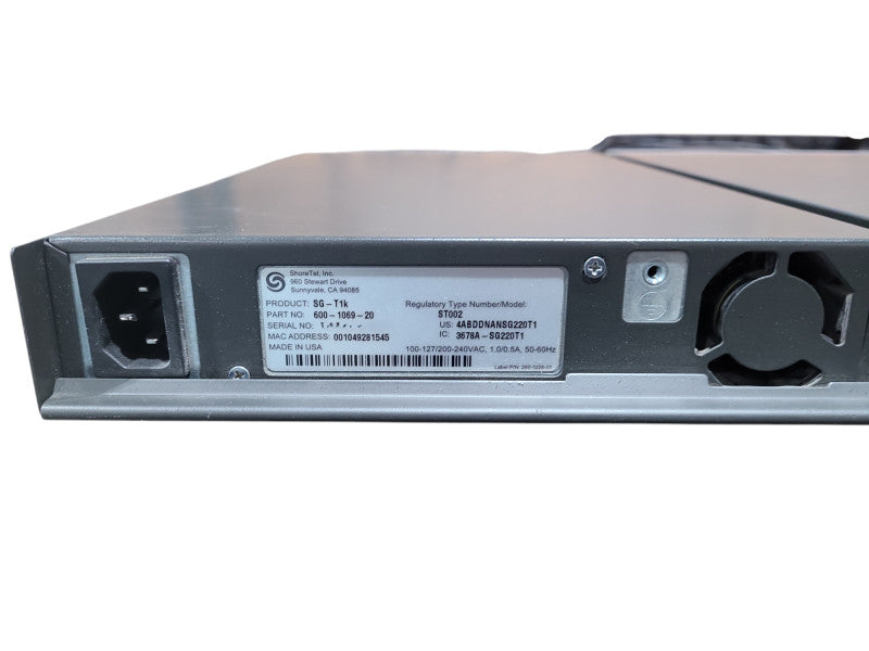 ShoreTel ShoreGear SG-90 + SG-T1k Voice Switch *READ*