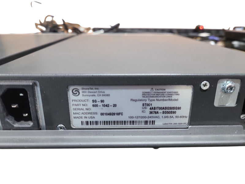 ShoreTel ShoreGear SG-90 + SG-T1k Voice Switch *READ*