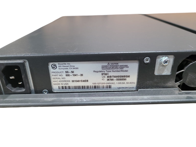 ShoreTel ShoreGear SG-50 + SG-T1k Voice Switch *READ*