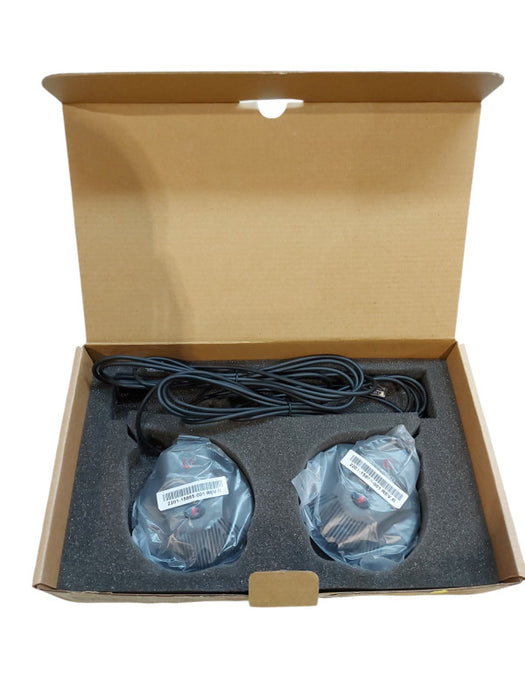 Pair of Polycom EXMICS CX3000 SSDUO Expansion Mics ~ 2201-15855-001