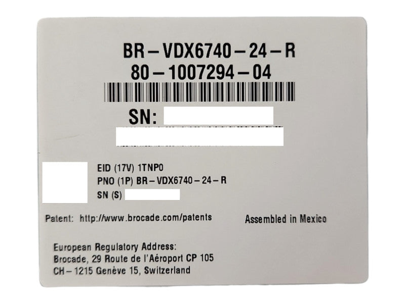 Brocade VDX 6740 BR-VDX6740-24-R, READ