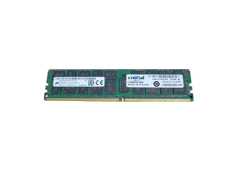 16GB Micron 2RX4 PC4-2133P-RBP-10 DDR4 Server Memory Q