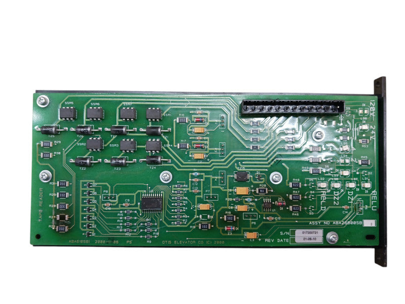 Otis Elevator ABA26800SB LVM 211 Tape Reader Board