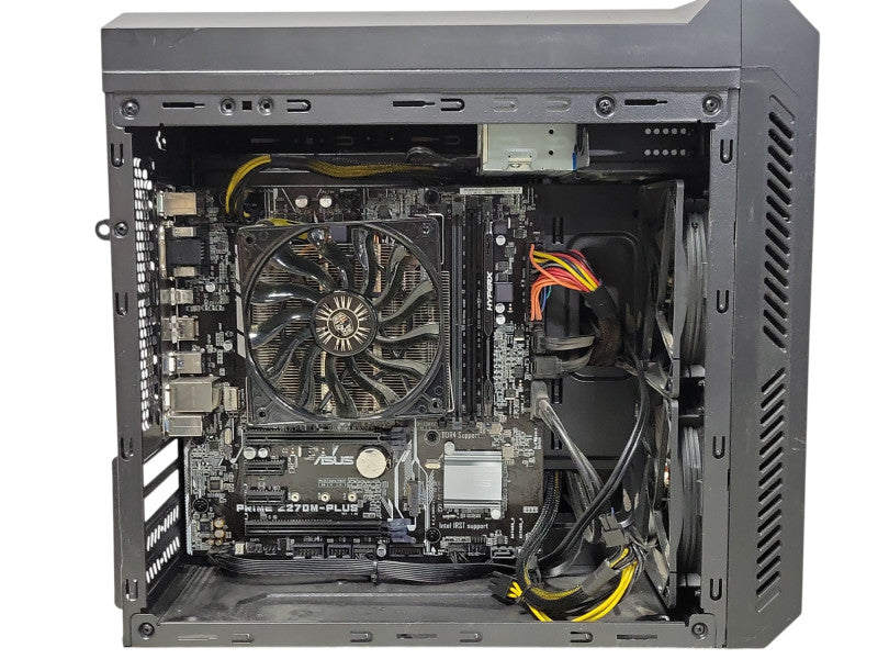 Custom/Asus PC, Core I7-7700K 4.20GHz, 8GB DDR4, 650W PSU, 2x 2.5" HDD Tray _
