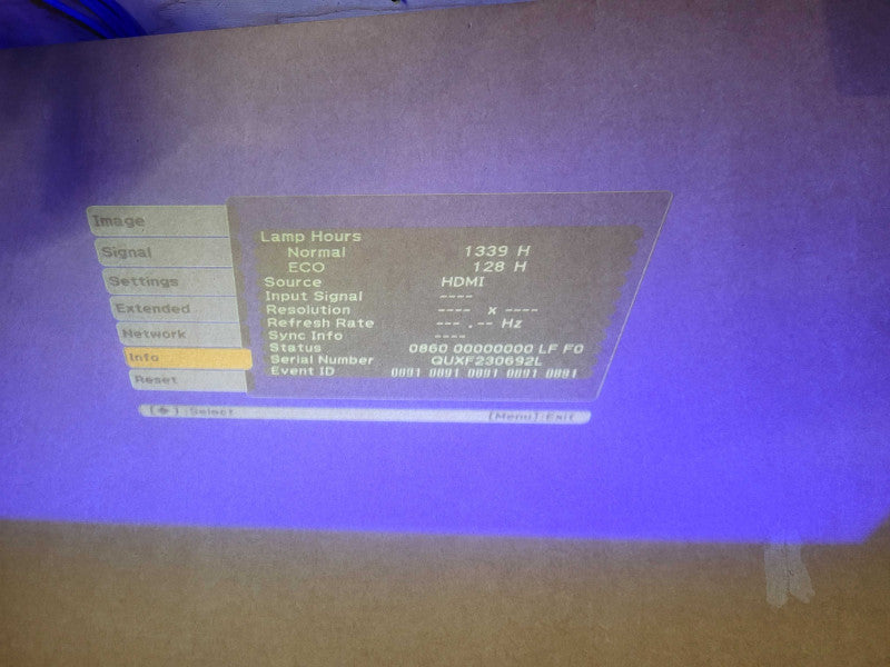 Epson PowerLite 585W LCD Projector -  HDTV - 16:10 ; Lamp Type: ELPLP 80