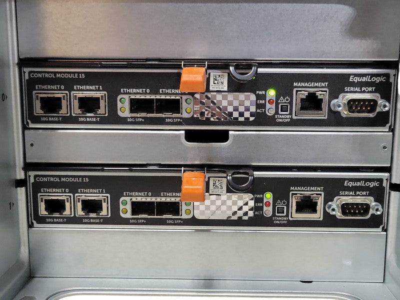 Dell Equallogic PS6210 24 Bay SAS SAN Storage 10GbE iSCSI Type 15, READ _