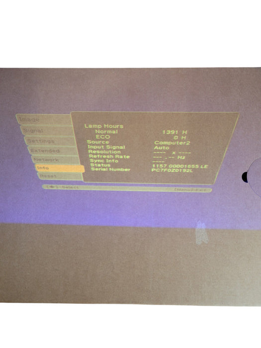 Epson BrightLink 455Wi (H440A) 1391 H projector ; Lamp Type: ELPLP 57