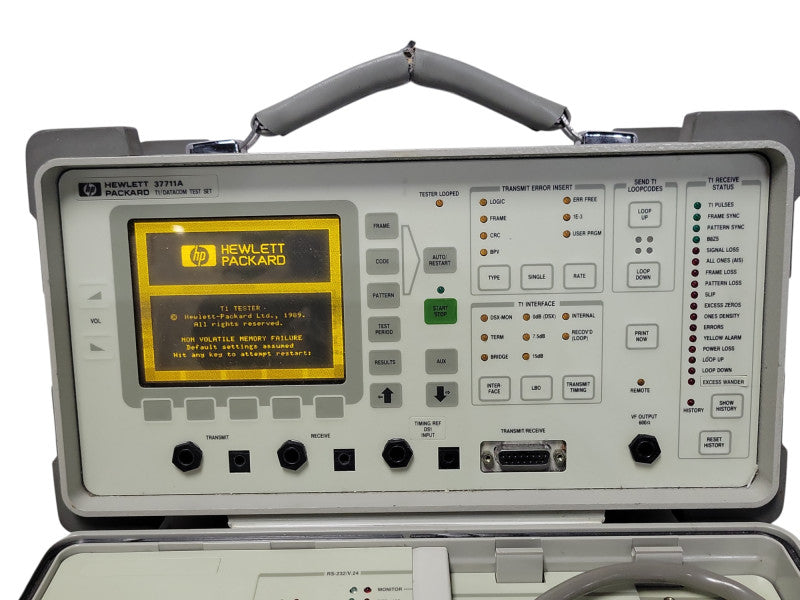 HP 37711A T1/datacom test set, READ _