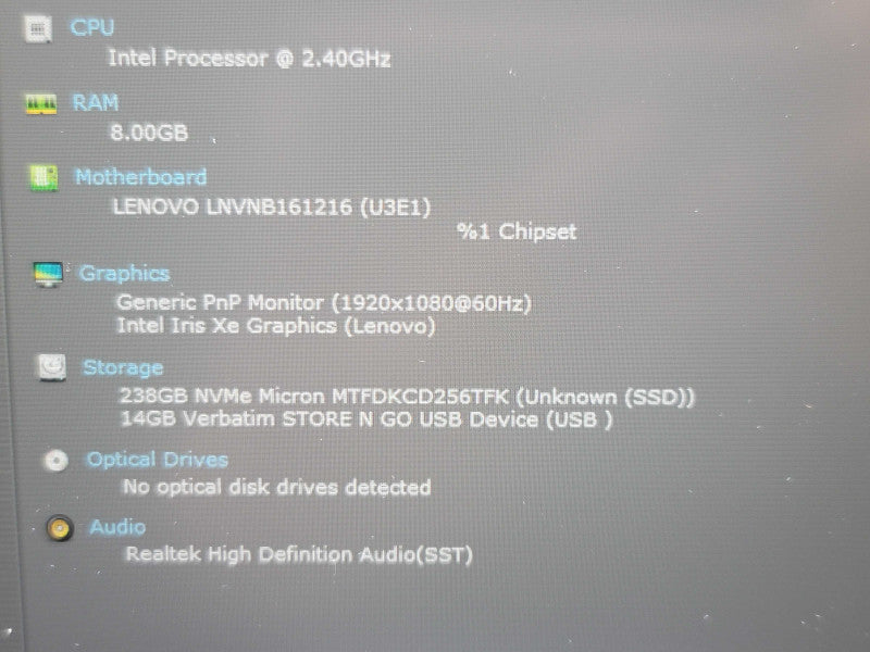 Lenovo ThinkPad X230 i5-3230M 8GB RAM 256GB SSD  β BudLap