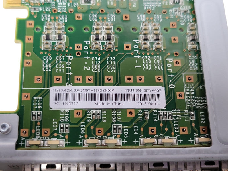 IBM Quad Port 16Gbps Fiber Ethernet HBA PCIe 00RY007, LP bracket _