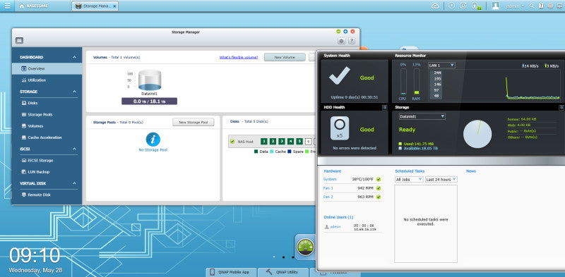 QNAP TS-1079 Pro | 10-Bay Enterprise Grade NAS w/ 5x 4TB WD Red Pro HDD's