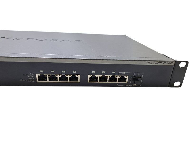 Netgear XS708E ProSafe Plus | 8-Port 10Gbps 10GBASE-T Ethernet Switch