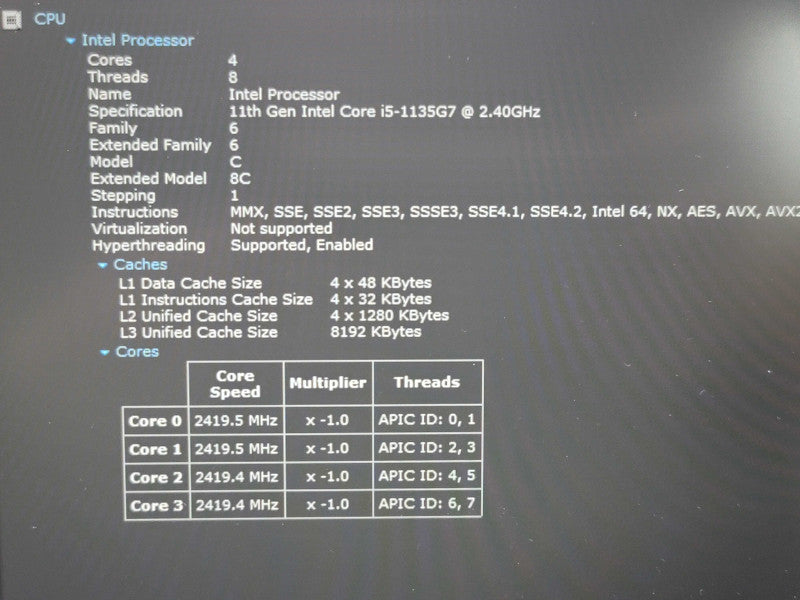 Dell Vostro 3420 i5-1135G7 16GB RAM 256GB SSD  Qβ Lap200