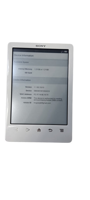 Sony Reader PRS-T3 W/ SD Slot