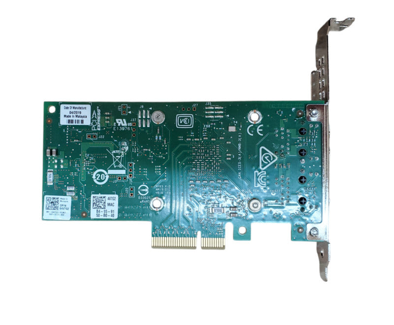 Intel X550-T2 Dual-Port 10GbE Ethernet PCIe Network Adapter | Dell 04V7G2