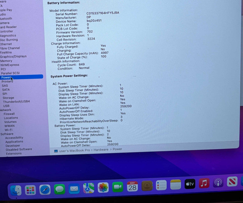 Apple MacBook Pro Retina 13" Early 2015 Core i5-5257U@2.7GHz 8GB RAM 256SSD