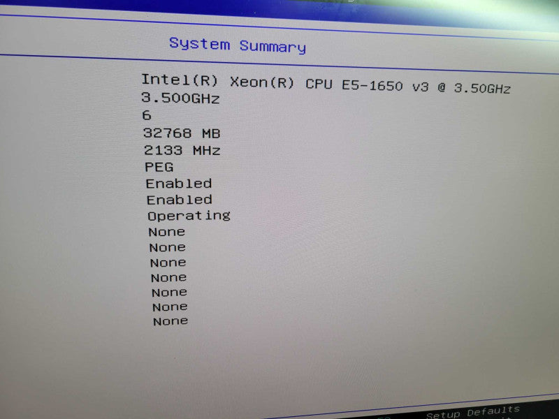 Lenovo ThinkStation P500 - Xeon E5-1650 v3 32GB DDR4 NO HDD 650W PSU Q%