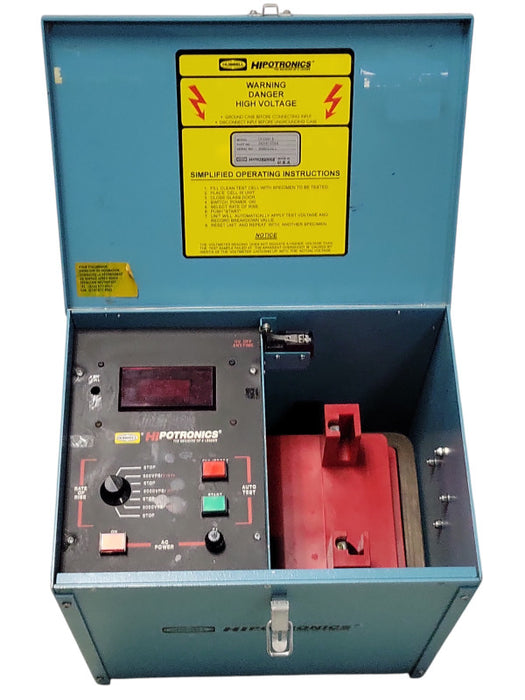 Hubbell HIpotronics portable oil tester, READ _