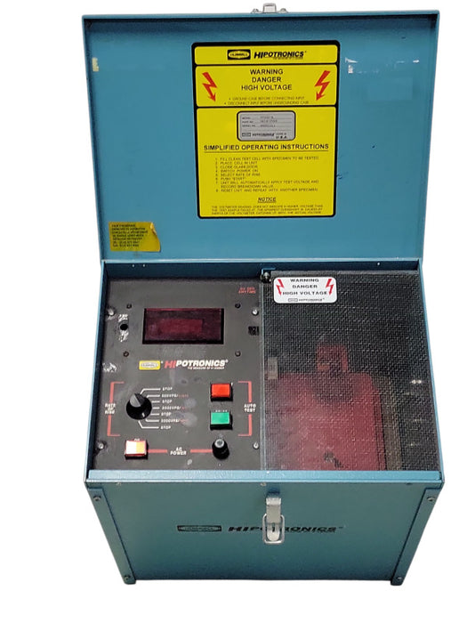Hubbell HIpotronics portable oil tester, READ _