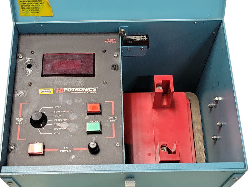 Hubbell HIpotronics portable oil tester, READ _
