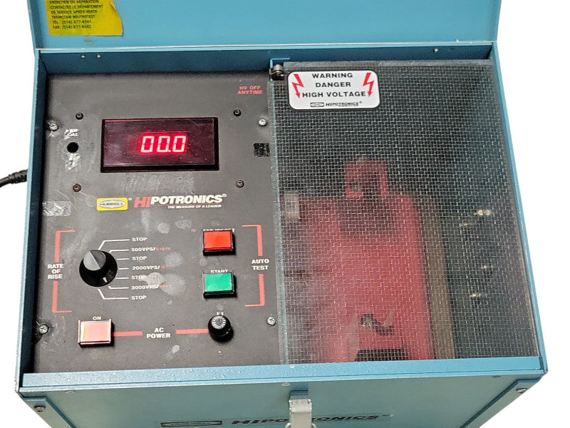 Hubbell HIpotronics portable oil tester, READ _